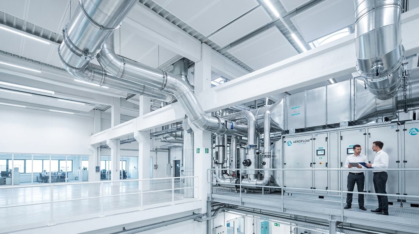 Industrial HVAC illustration